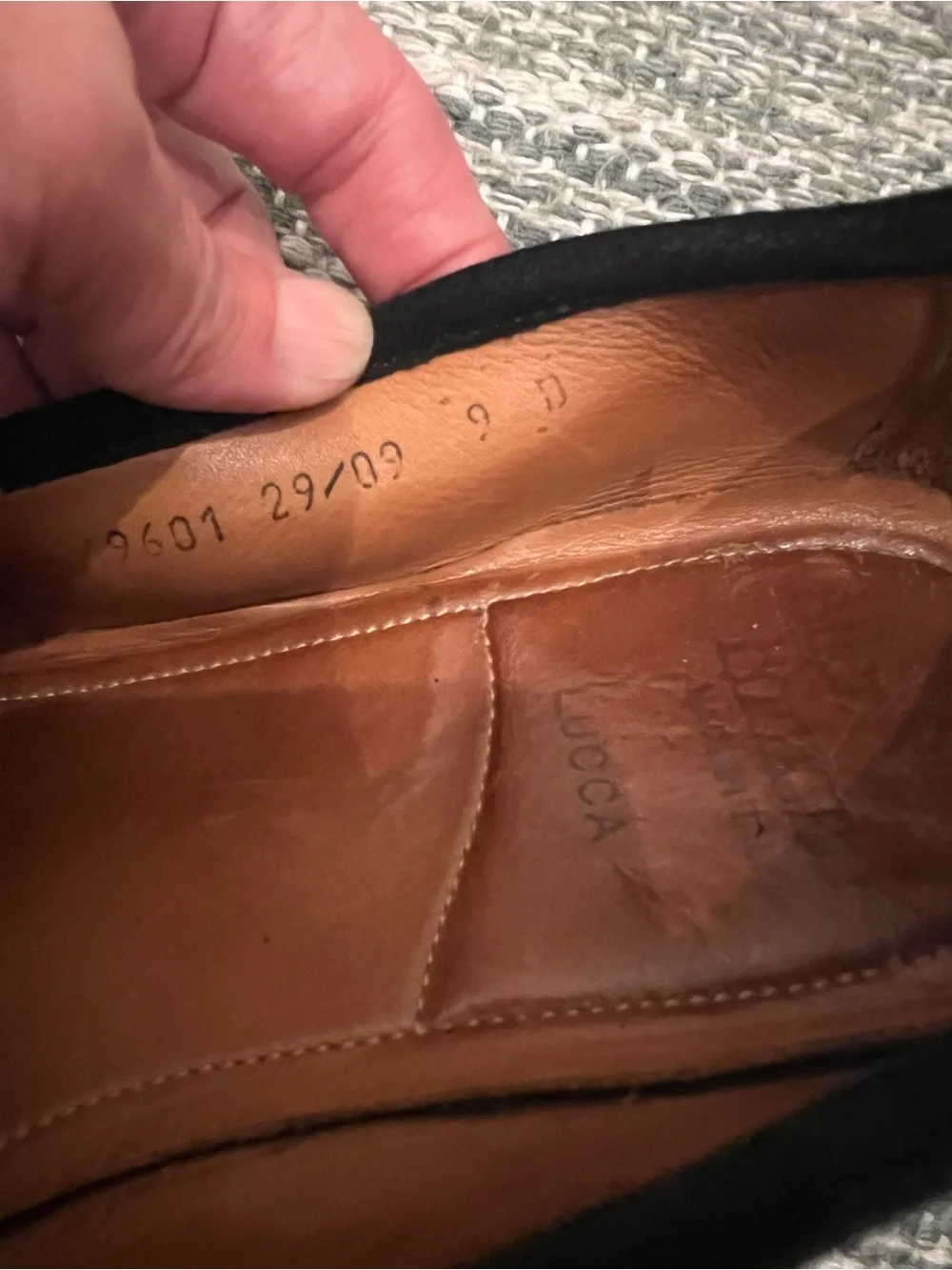 Allen Edmonds Black Suede Loafers with Silver Bit